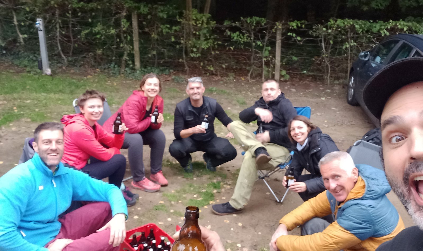 Al final del día con el grupo
